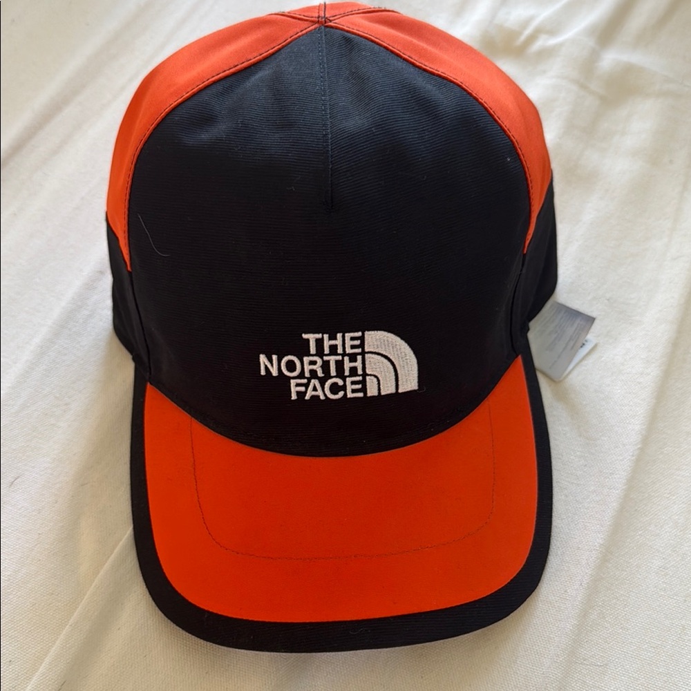 The North Face Black and Orange Cap